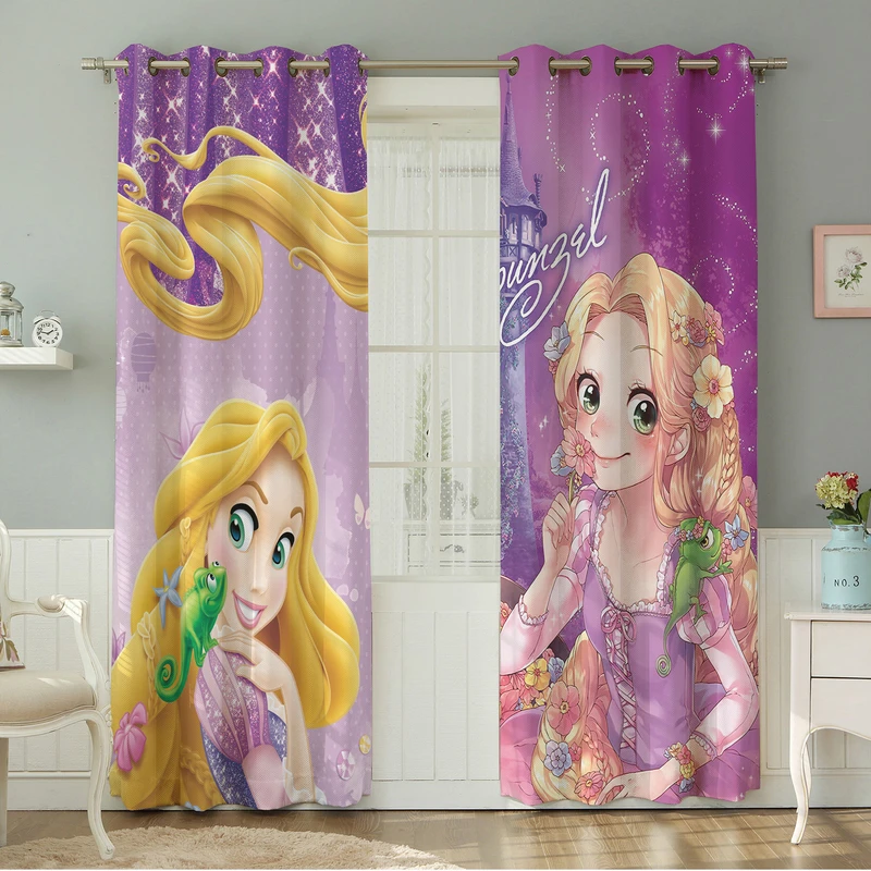 پرده نیروانا طرح کودک  مدل مخمل کد 4810 سایز 140×280 سانتی متر