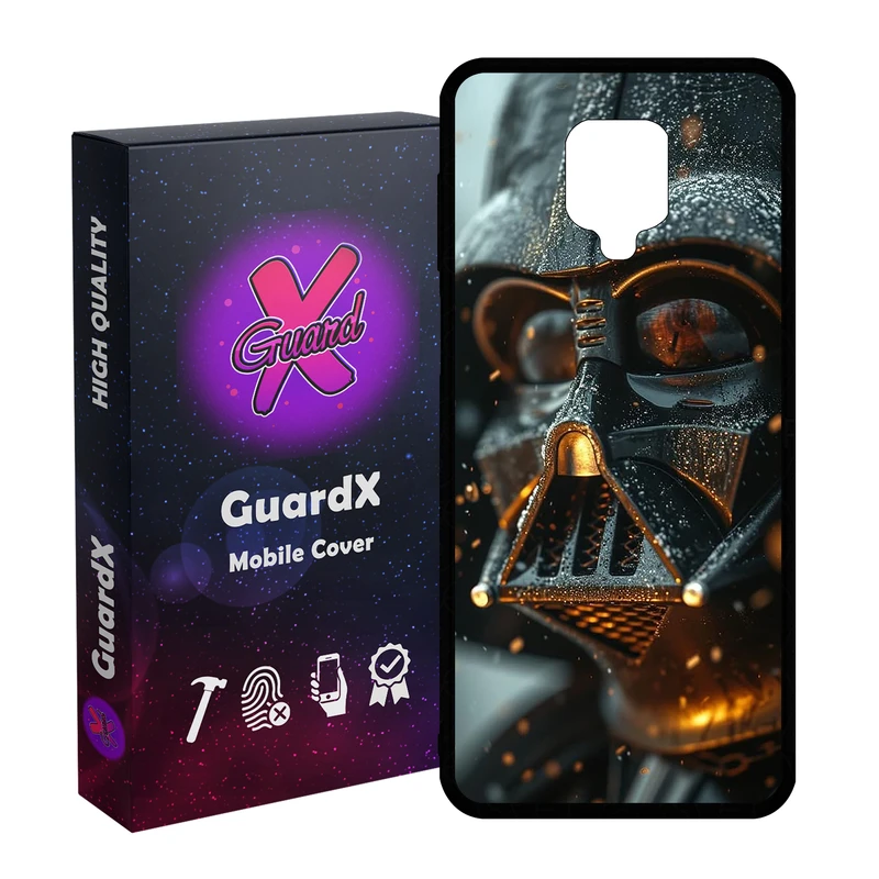 کاور گارد ایکس طرح Star Wars مدل  Glass10735 مناسب برای گوشی موبایل شیائومی Redmi Note9 Pro/Note 9 Pro Max/Redmi Note 9S/MI Poco M2 Pro