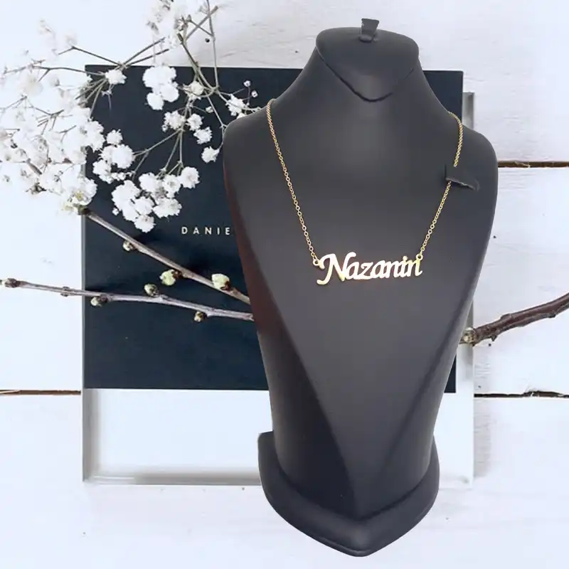 گردنبند نقره زنانه آی جواهر مدل نازنین