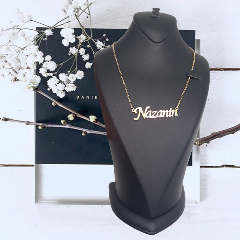 گردنبند زنانه آی جواهر مدل نازنین کد M1012