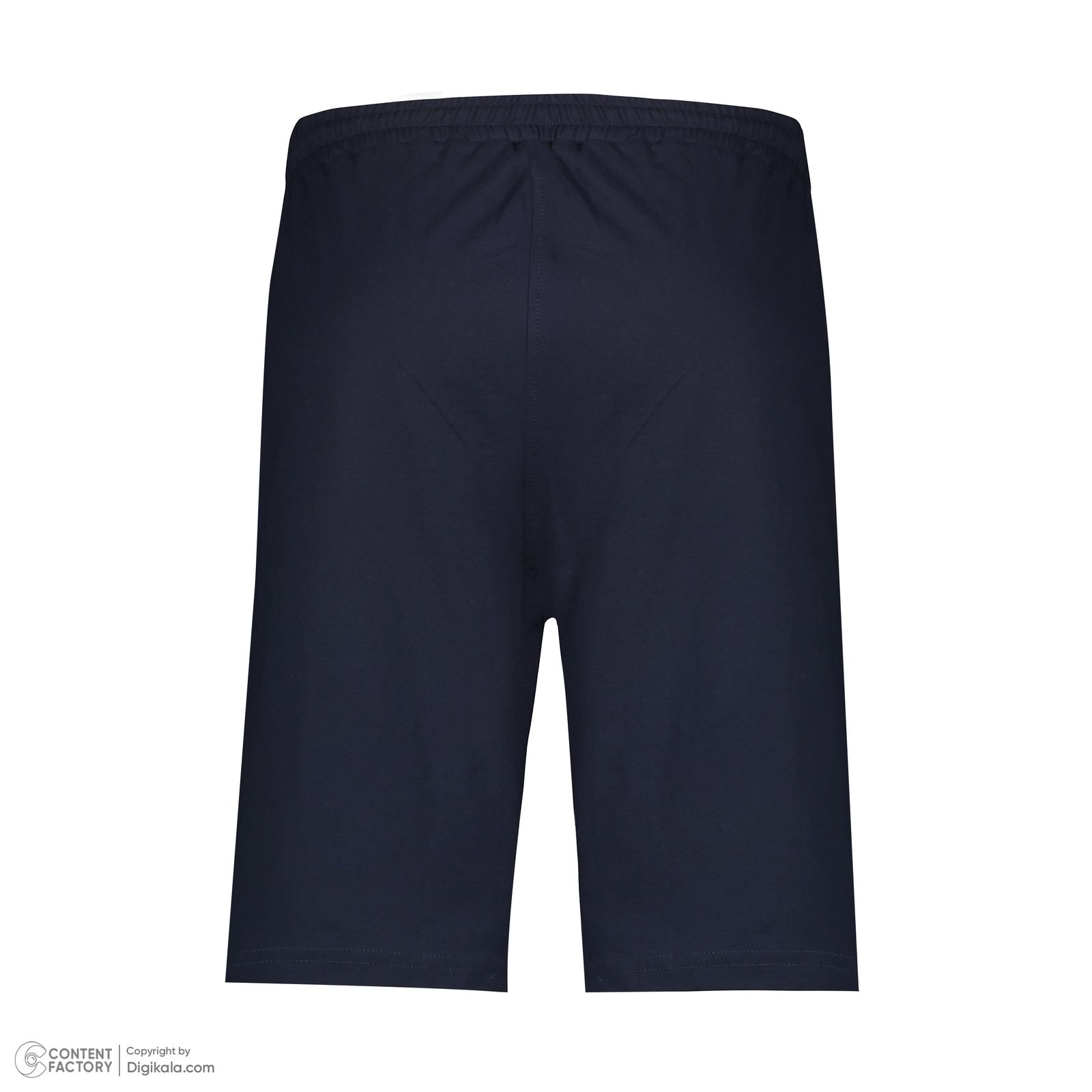 ست تی شرت و شلوارک مردانه مادر مدل ریپل رنگ سرمه ای - - 9