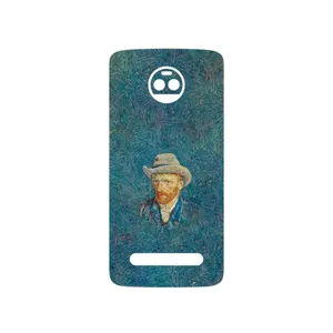 MAHOOT Self portrait with a gray felt hat Cover Sticker for Motorola Moto Z2 Force