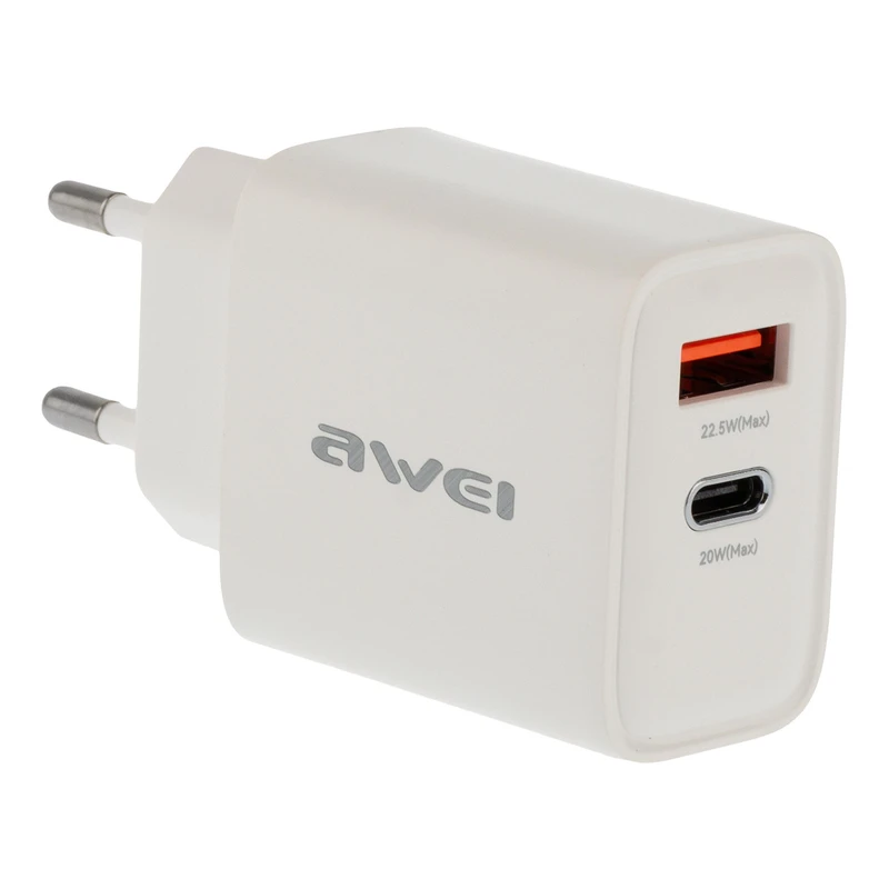 شارژر دیواری 22.5 وات دو پورت اوی مدل PD81-EU