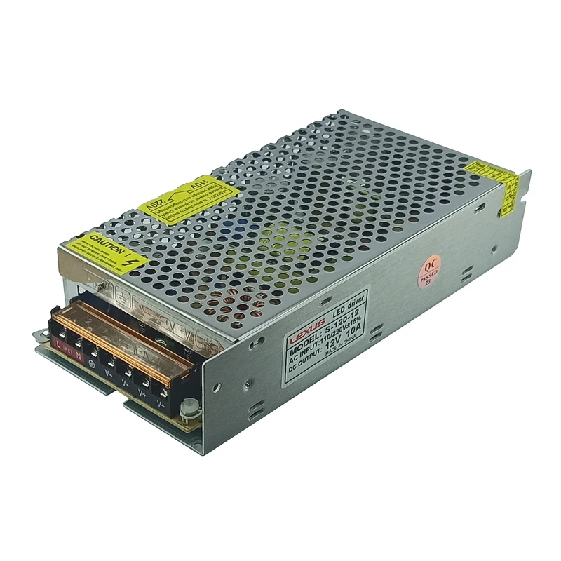 منبع تغذیه سوئیچینگ 12 ولت 10 آمپر لکسوس مدل S-120-12