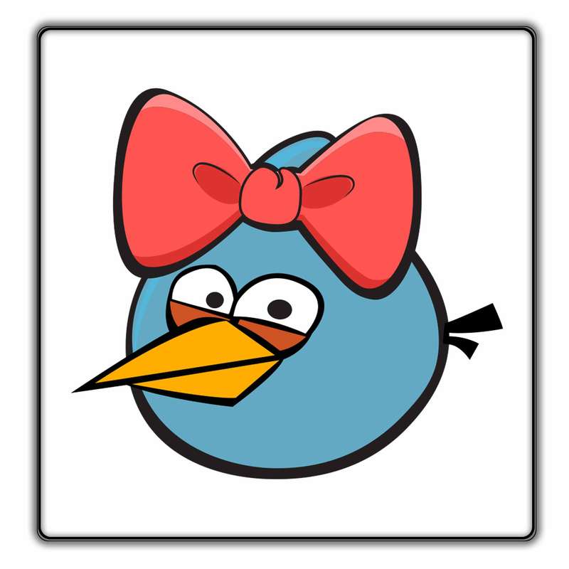زیر لیوانی مدل Angry Birds کد 010