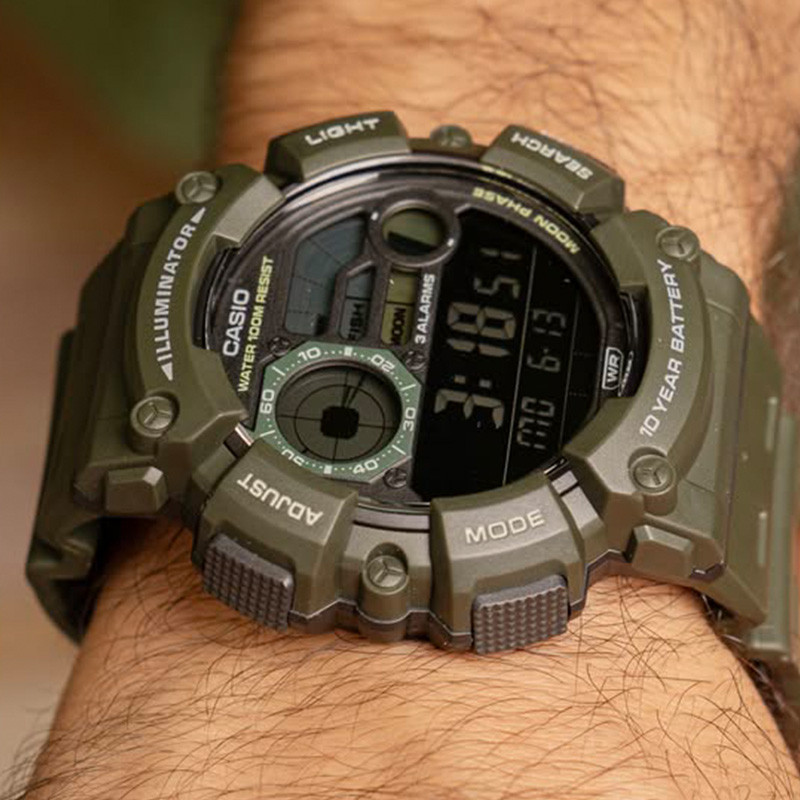 ساعت مچی دیجیتال مردانه کاسیو مدل WS-1500H-3BVDF