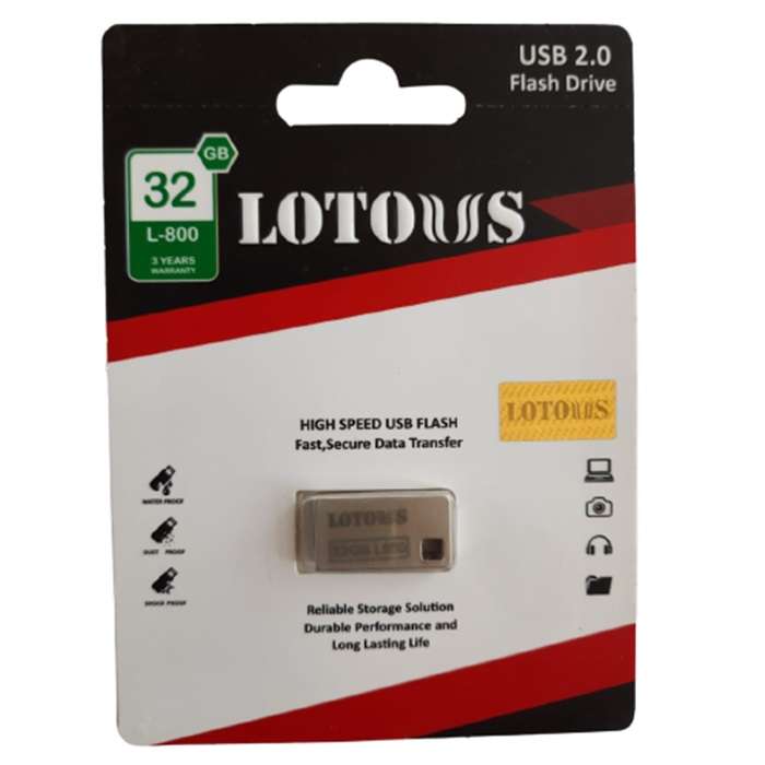 فلش مموری لوتوس مدل L-800 ظرفیت 32 گیگابایت