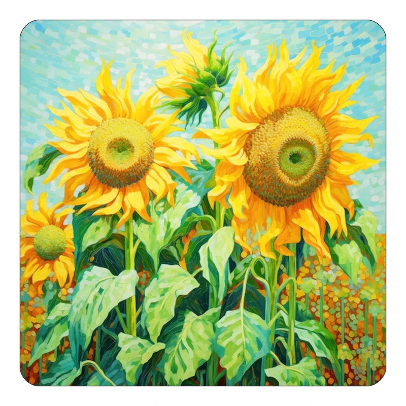 مگنت کاکتی طرح نقاشی رنگ روغن مدل mp73039