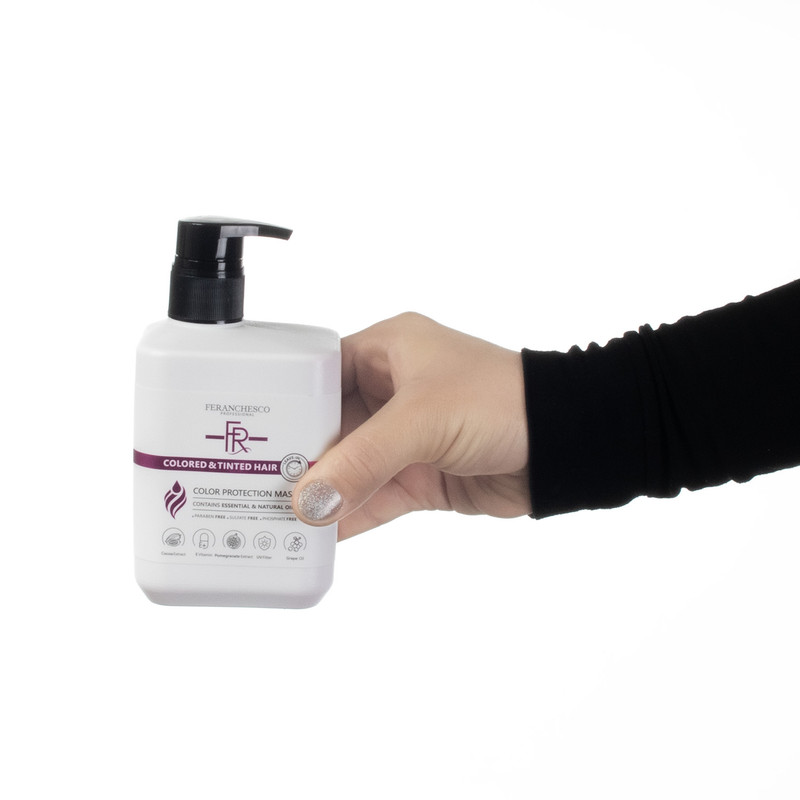 ماسک مو فرانچسکو مدل کاکائو انار حجم 500 میلی لیتر