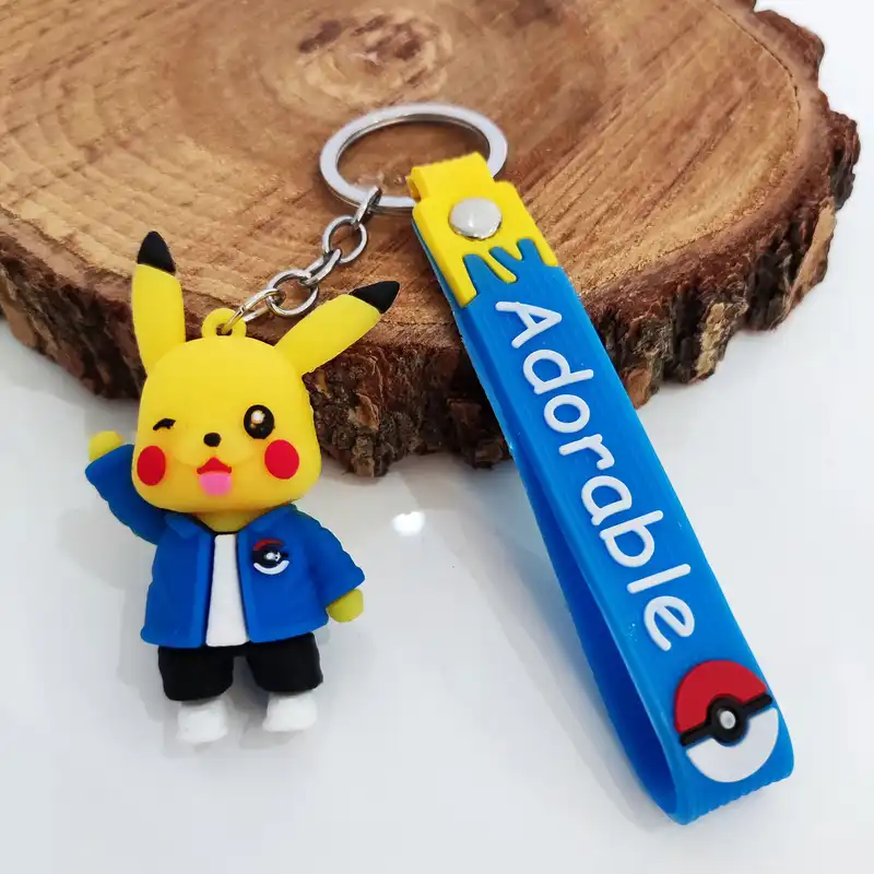 جاکلیدی مدل سیلیکونی طرح پوکمون پیکاچو چشمک کد DB20