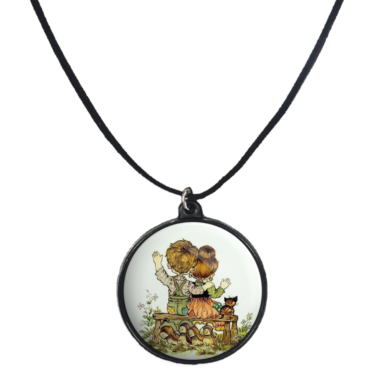 گردنبند پرمانه طرح عاشقانه کد pmb.5460 مدل دو طرفه