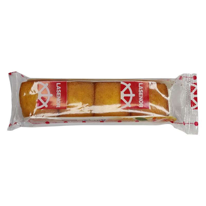 کاپ کیک 4 قلو با طعم پرتقال لاسنور - 90 گرم بسته 24 عددی 