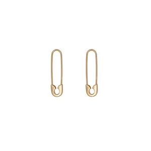 گوشواره عصایی طلا 18 عیار زنانه طلای مینیمال رابین مدل 383