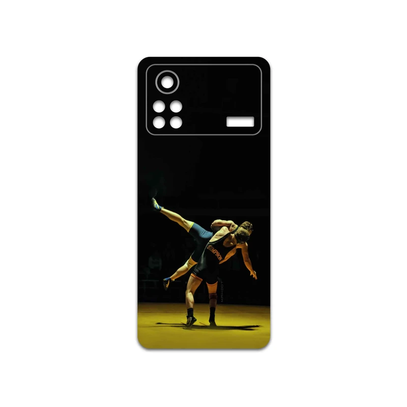 برچسب پوششی ماهوت مدل Wrestling مناسب برای گوشی موبایل شیائومی Poco X4 Pro 5G