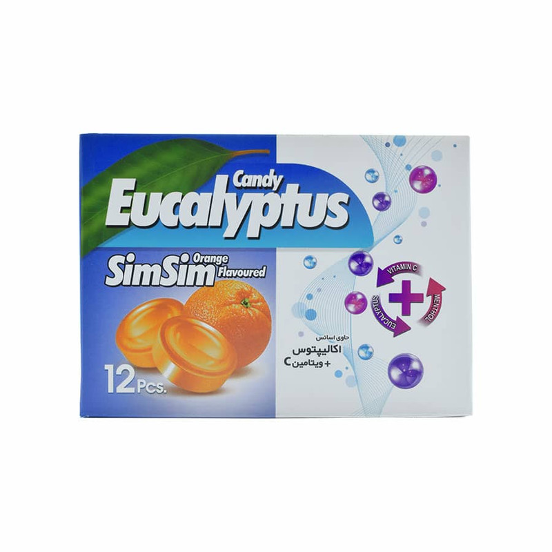 آبنبات سرد خوشبو کننده دهان سیم سیم مدل پرتقال و توت فرنگی مجموعه 2 عددی