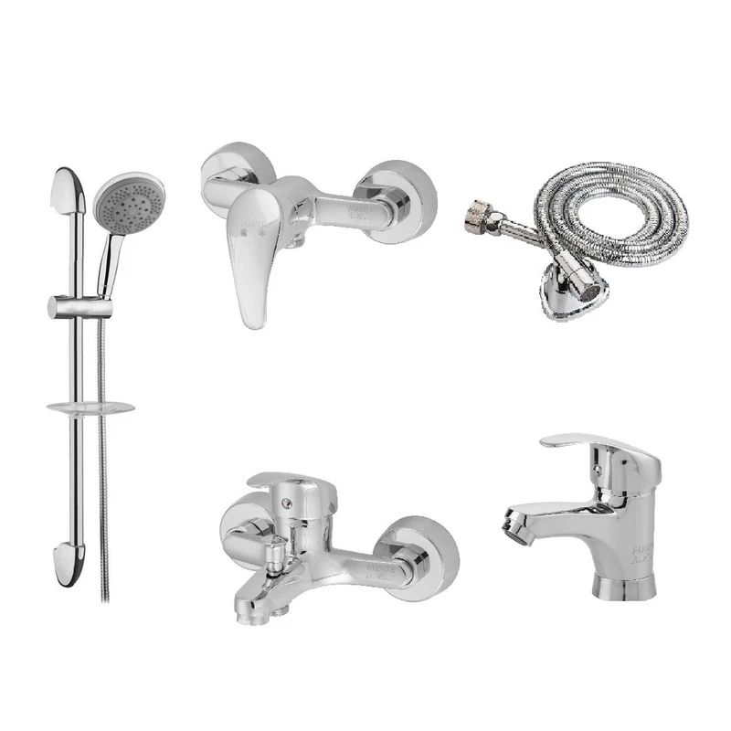 ست شیرآلات فاخته مدل ماهان K مجموعه 5 عددی 