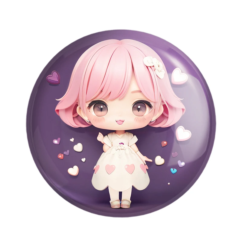 مگنت خندالو مدل دخترانه (Girlish) کد 36855