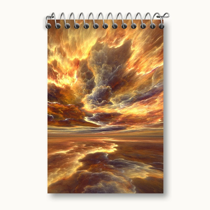 دفتر یادداشت 50 برگ خندالو مدل آسمان و دریا کد F1406