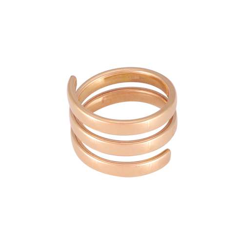 انگشتر طلا 18 عیار زنانه طرح حلقه ای کد G986