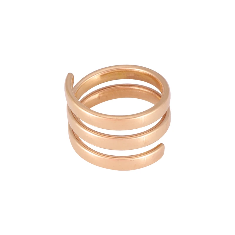 انگشتر طلا 18 عیار زنانه طرح حلقه ای کد G986