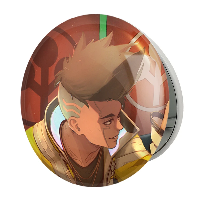 آینه جیبی خندالو طرح دیوید انیمه سایبر بانک Cyberpunk مدل تاشو کد 22468 