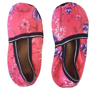 پاپوش دخترانه مدل تو کرکی استپ دار کد AS1278 رنگ صورتی