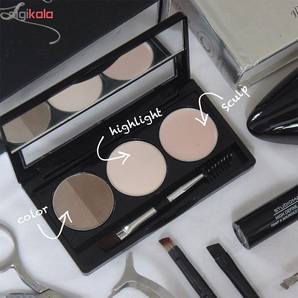 سایه ابرو استودیو میکاپ مدل Brow Sculpting شماره 04 -  - 5