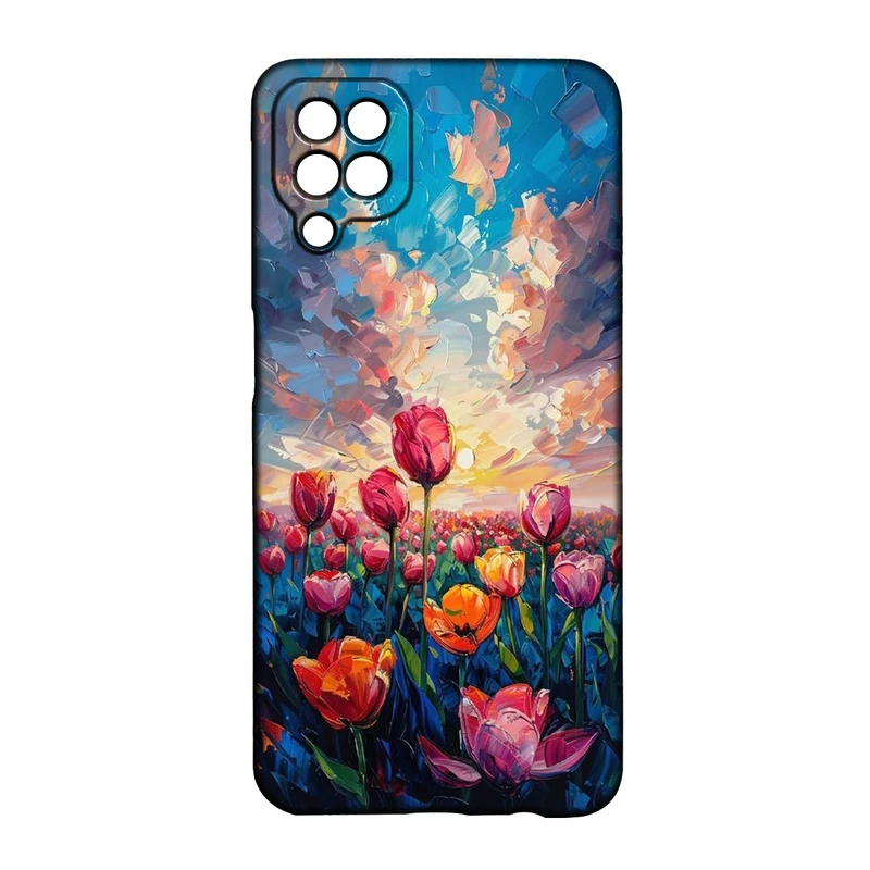 کاور طرح گل کد 337 مناسب برای گوشی موبایل سامسونگ Galaxy A12 / M12 / F12
