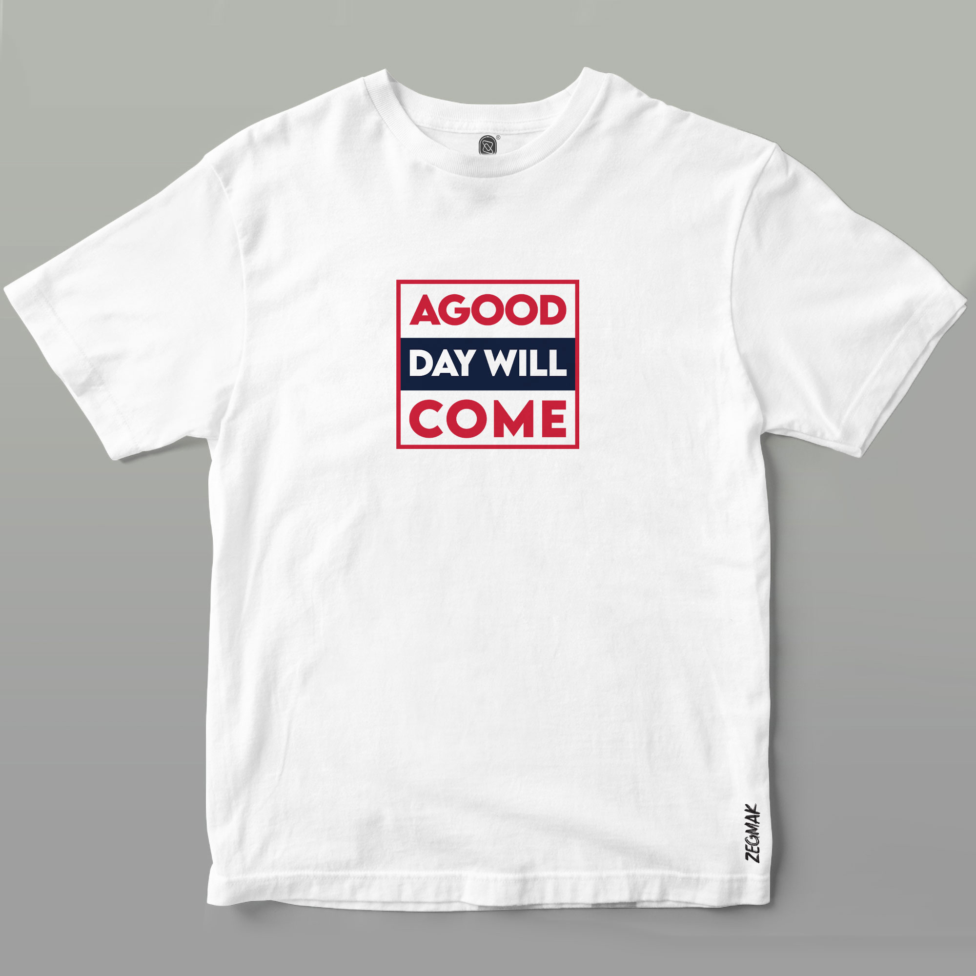 تی شرت آستین کوتاه مردانه زگماک مدل یه روز خوب