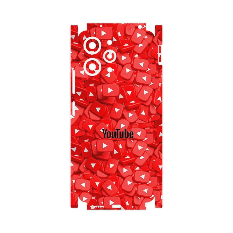 برچسب پوششی ماهوت مدل Youtube-FullSkin مناسب برای گوشی موبایل شیائومی Redmi 12