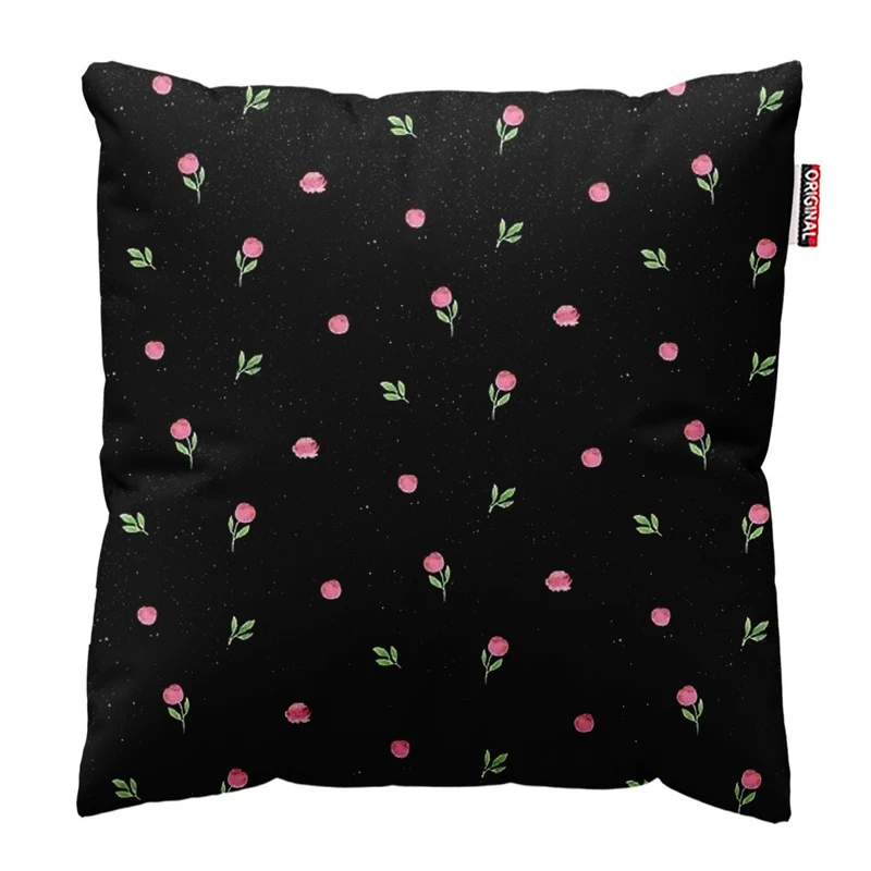  کوسن پاد آفرین طرح گل کد 2326 سایز 40*40 سانتی متر
