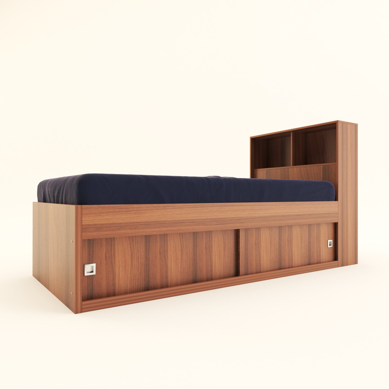تخت خواب یک نفره اعیان مدل FH297 سایز 90x200 سانتی متر