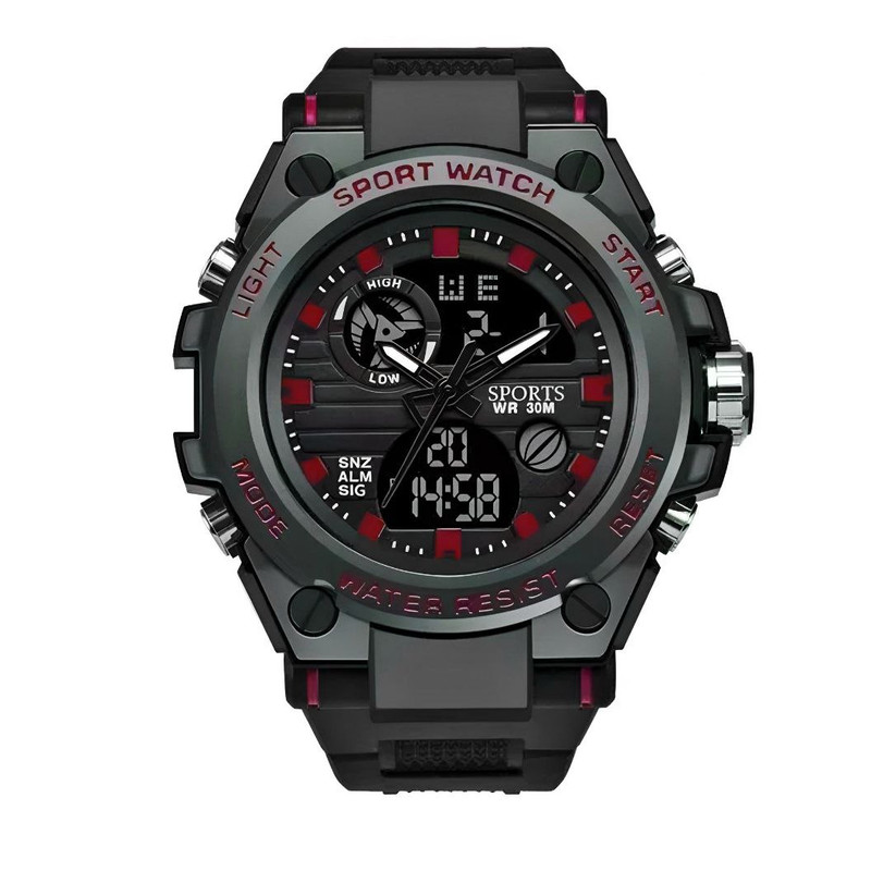 ساعت مچی دیجیتال مردانه مدل دوزمانه009 ساعت مچی دیجیتال مردانه مدل دوزمانه009