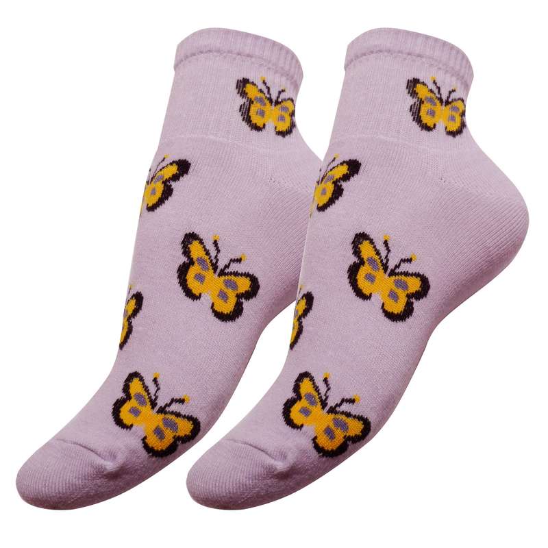 جوراب دخترانه تاهنگان مدل پروانه 014