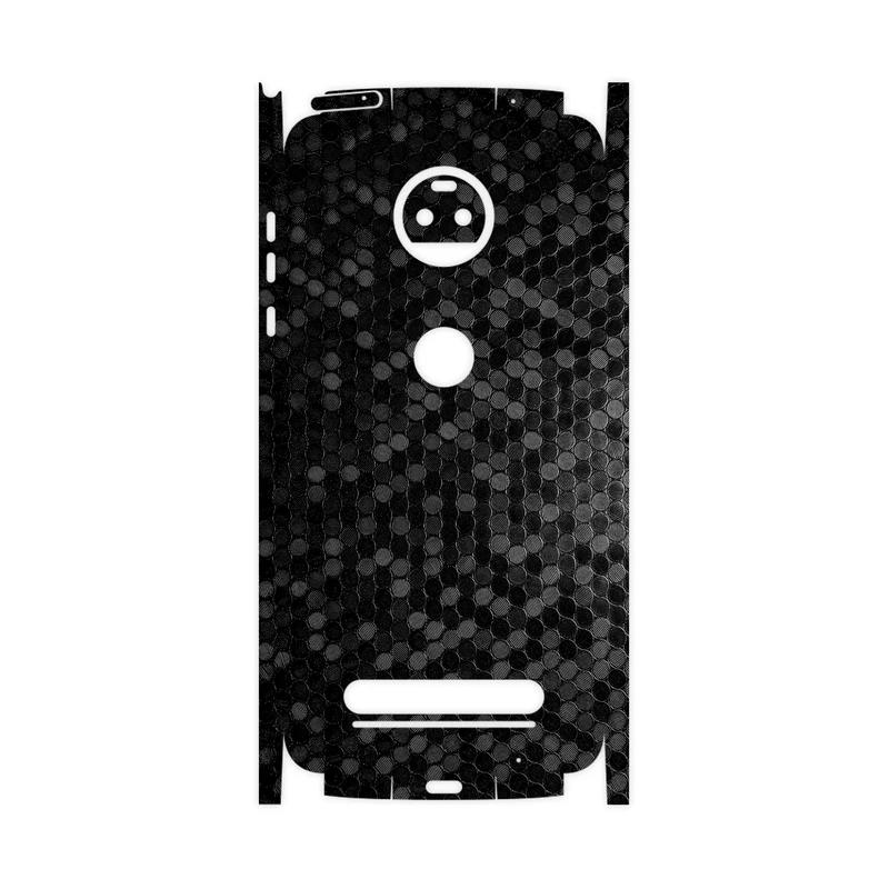 برچسب پوششی ماهوت مدل Honey-Comb-Circle-FullSkin مناسب برای گوشی موبایل موتورولا Moto Z2 Force