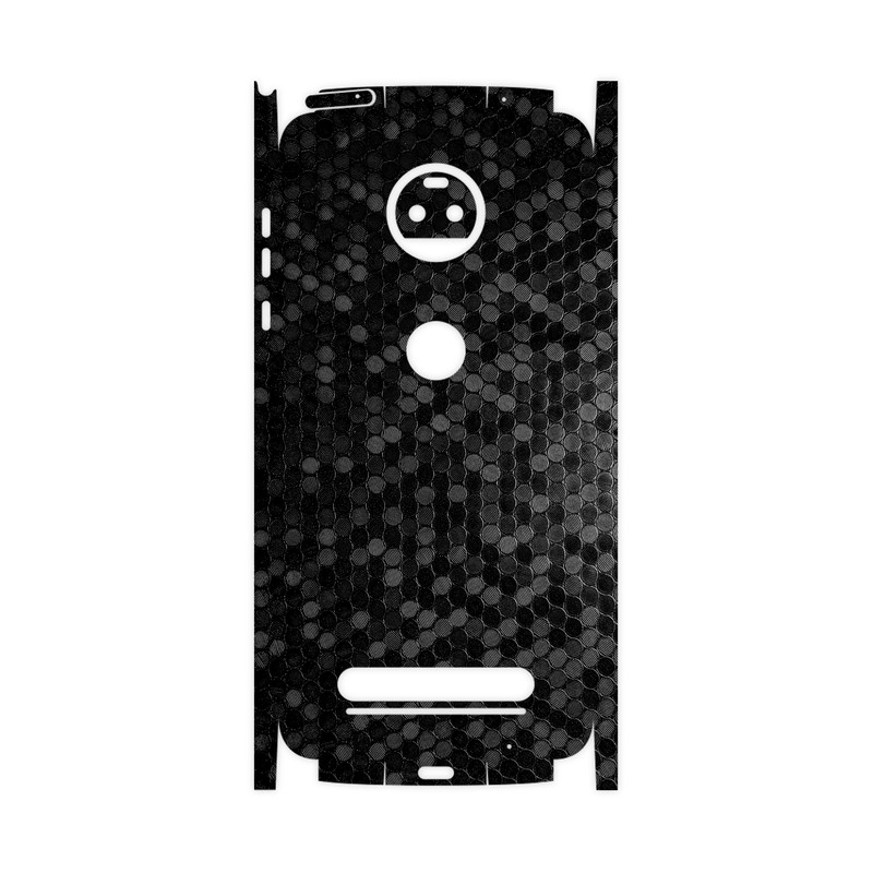 برچسب پوششی ماهوت مدل Honey-Comb-Circle-FullSkin مناسب برای گوشی موبایل موتورولا Moto Z2 Force