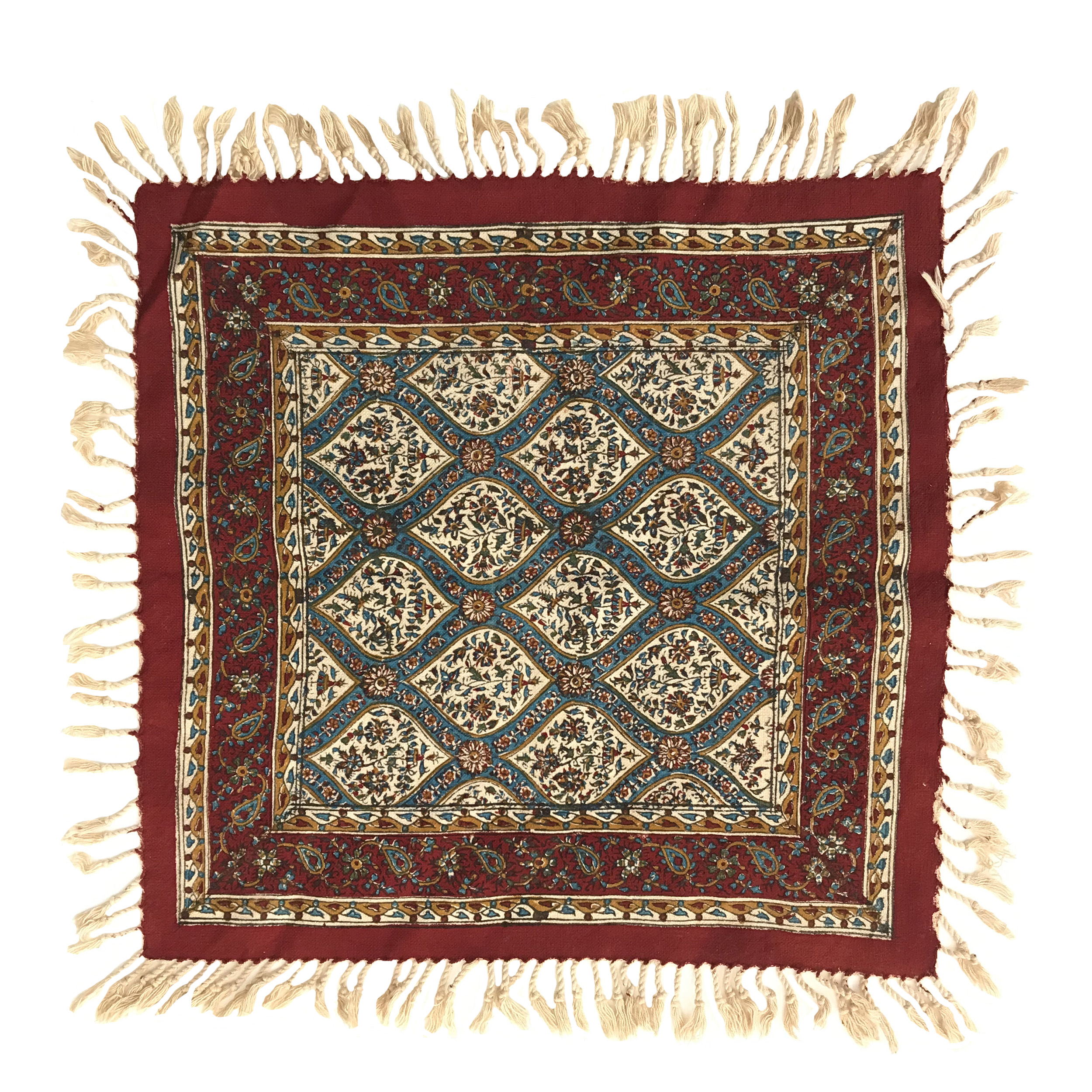 رومیزی قلمکار طرح گنبدی مدل J41