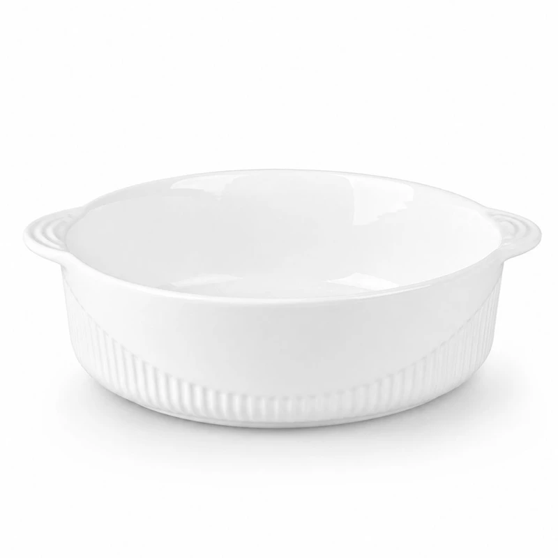 ظرف سرو مدل دایره سرامیکی کد S-B-0010
