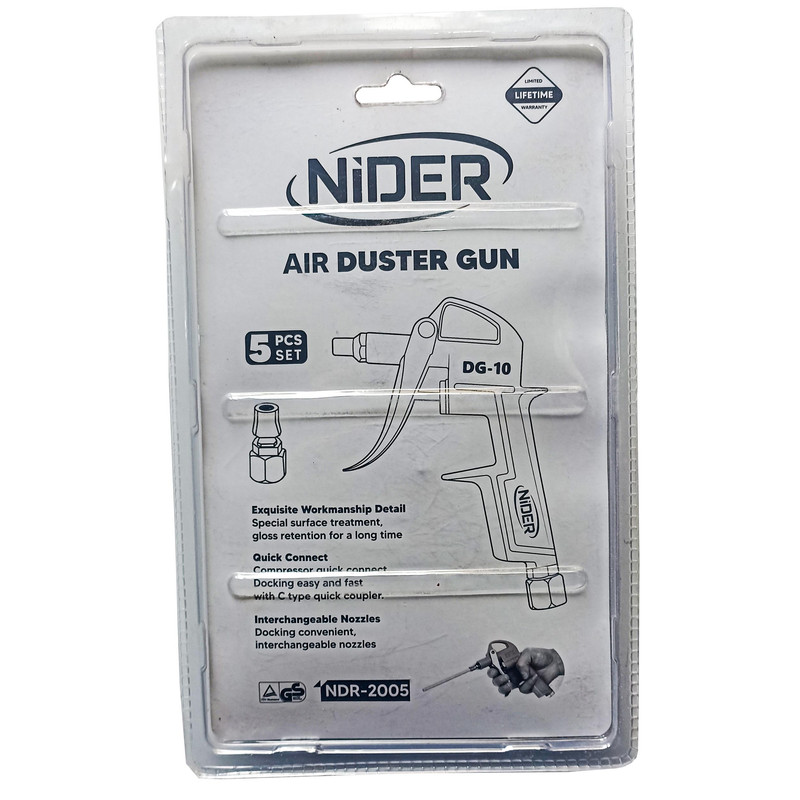 تفنگی باد نیدر مدل zxcv-123 مجموعه 5 عددی