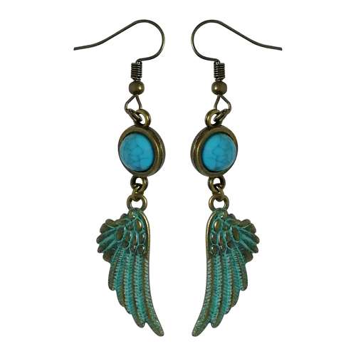 گوشواره زنانه سورئال دیزاین طرح بال کد 1201