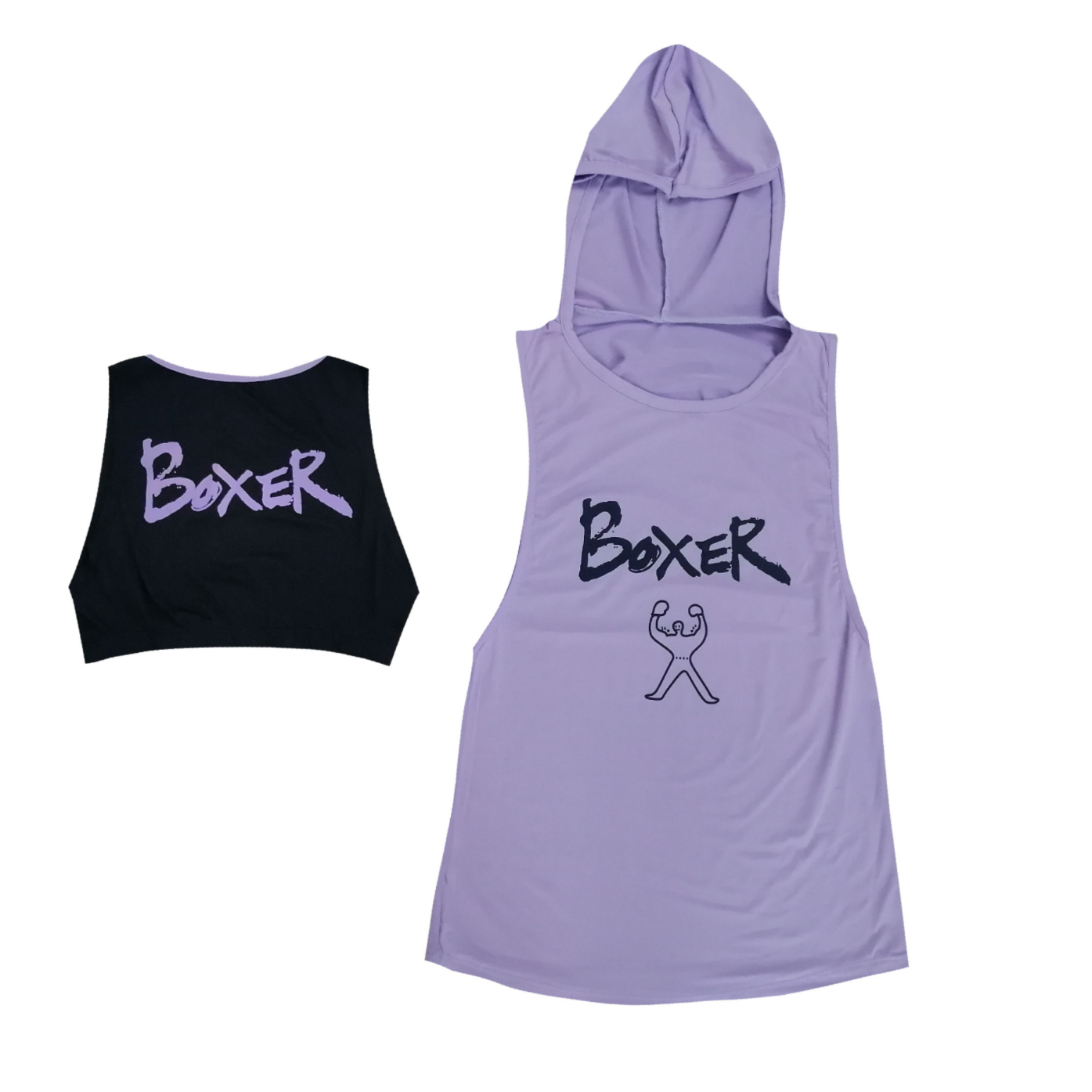 ست تاپ و نیم تنه ورزشی زنانه مدل Boxer کد 2