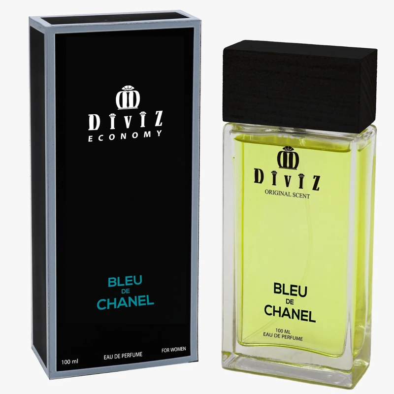 ادو پرفیوم مردانه دیوایز مدل بلو شنل  با رایحه خنک حجم 100 میلی لیتر