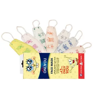 ماسک تنفسی کودک اونلی یو مدل سه بعدی CH3D بسته 25 عددی