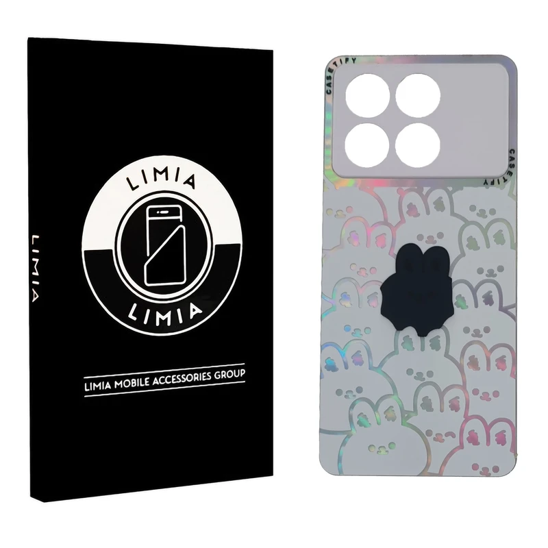 کاور لیمیا مدل فانتزی لنزدار طرح عروسکی شبرنگی مناسب برای گوشی موبایل شیائومی Redmi Poco X6 Pro