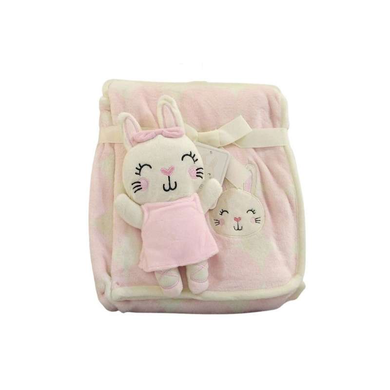 پتو نوزاد بیبی بلانکت مدل 2343.1 سایز 76x88 سانتی متر