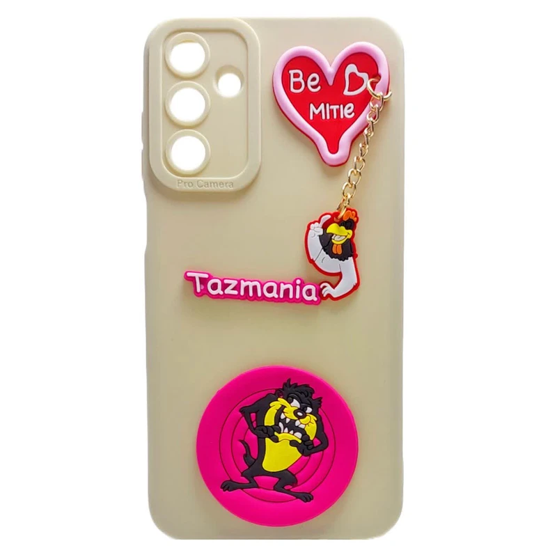 کاور طرح عروسکی مدل انیمیشن 01 مناسب برای گوشی موبایل سامسونگ GALAXY A55 به همراه آویز