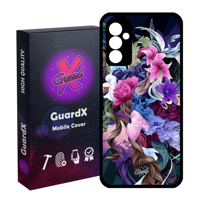 کاور گارد ایکس طرح Flower مدل Glass10172 مناسب برای گوشی موبایل سامسونگ Galaxy A15 4G / A15 5G