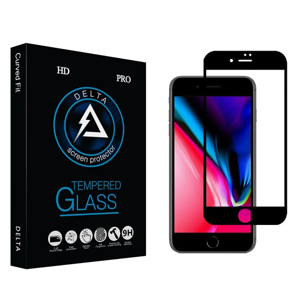 محافظ صفحه نمایش دلتا مدل Fit مناسب برای گوشی موبایل اپل iPhone 8 Plus
