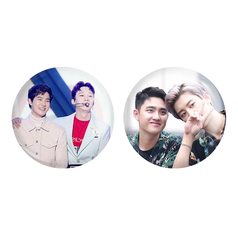 مگنت خندالو طرح گروه اکسو EXO کد 1358413580 مجموعه 2 عددی