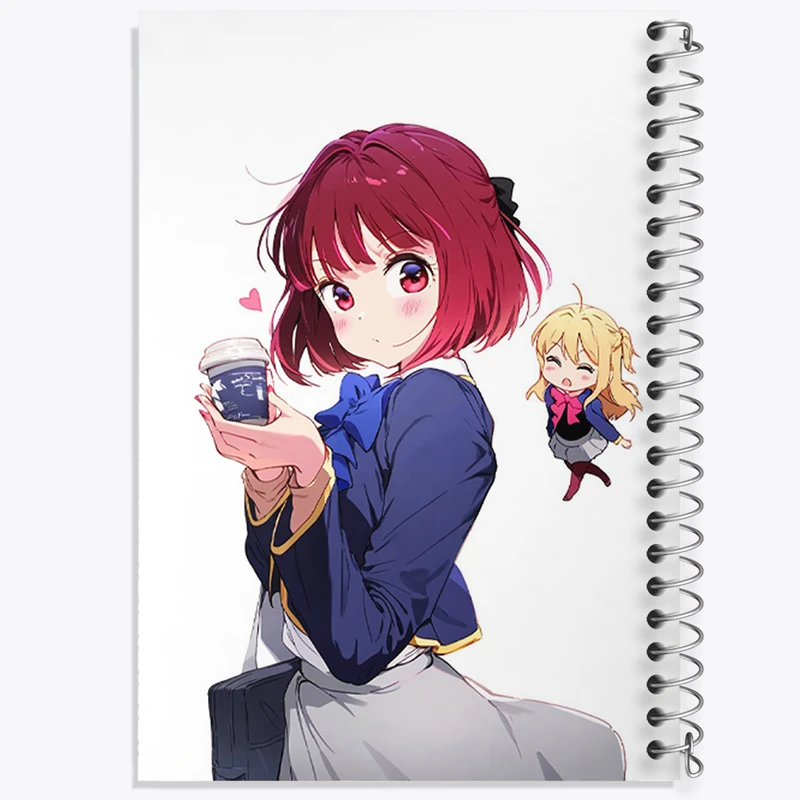 دفتر شطرنجی 50 برگ خندالو مدل کانا انیمه اوشی نو کو کد 31206